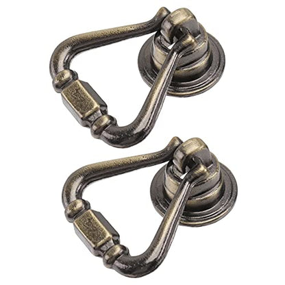 Tinksky Antique Cabinet Cupboard Wardrobe Drawer Knob Door Pull Handle - 1 Pair