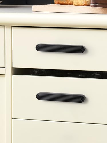 Cabinet Pulls Black 6.3" Hole Center 5 Pack - color: Black, size: 6-5/16"(160mm) Hole Center