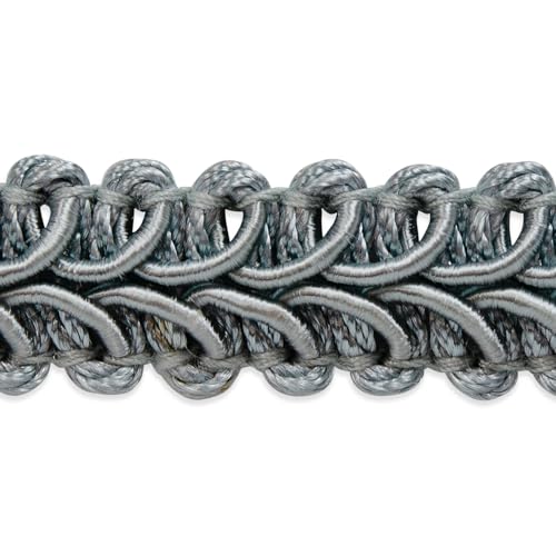 Gimp/Woven Braid Trim by The Yard (Light Blue) - color: Light Blue