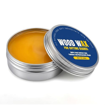 Natural Wood Wax -Wood Cutting Board Conditioner, 2.82 oz