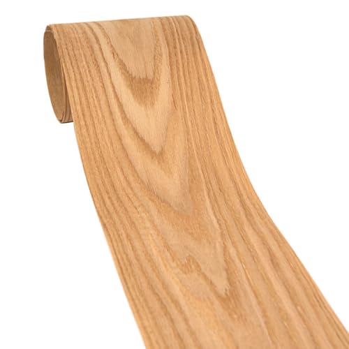 Red Oak Veneer Sheets - DIY Woodworking Projects, Speaker Renovation, Furniture Restoration - Unfinished Wood Sticker - Handmade Style - 9x98 Inch - Ideal for Craftsmen & Enthusiasts