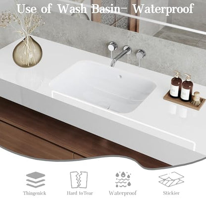 White Contact Paper Glossy Shiny Peel and Stick Wallpaper for Countertops - color: White, size: 15.7" x 118"