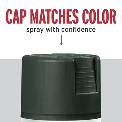 Rust-Oleum Stops Rust Spray Paint, Satin Hunter Green - color: Satin Hunter Green, size: 12 Ounce (Pack of 1)