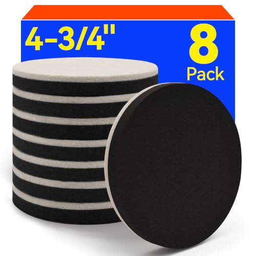 Furniture Sliders for Hardwood Floors, Save 80% Effort Safely and Easily, The Glide Tool Set for Heavy Furniture and Appliances, Reusable Floor Protectors and Moving Pads (8 Pack 4.75" Slider) - size: 8 Pack 4.75" Slider
