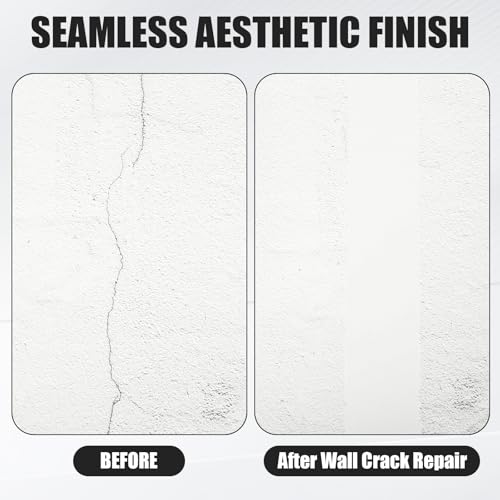 Tape Serrated Edge for Drywall Patch Joint Repair- High Adhesion, Easy Tear Wall Repair Tape (2in*65ft, White) - size: 2in*65ft