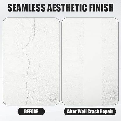 Tape Serrated Edge for Drywall Patch Joint Repair- High Adhesion, Easy Tear Wall Repair Tape (2in*65ft, White) - size: 2in*65ft