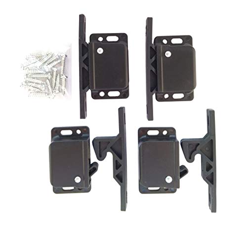 ABA Set of 4 Grabber Catches 10 LB Cabinet Push to Close Latch for RV Boat Hardware
