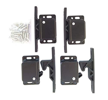 ABA Set of 4 Grabber Catches 10 LB Cabinet Push to Close Latch for RV Boat Hardware