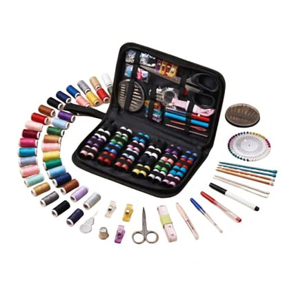 160Pcs Sewing Kit for Adults - Stainless Steel Needles Hand Sewing Supplies