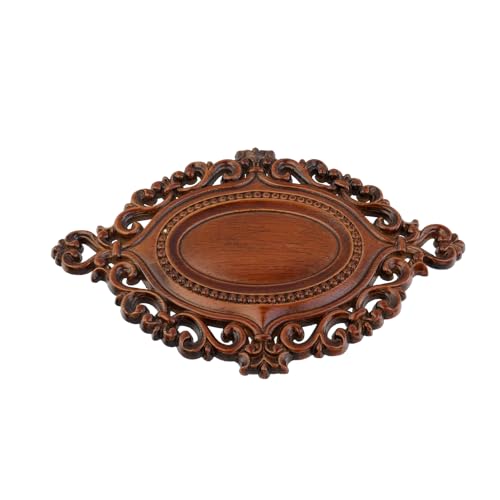 Antrader 2Pcs Vintage Wooden Carved Onlay Appliques, 8.66"×5.9"(Style 20) - style: Style 20, Small Size