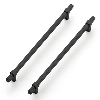15 Pack Black Cabinet Handles, 10" Hole Center Kitchen Drawer Pulls - color: Black, size: 10 Inch Hole Center