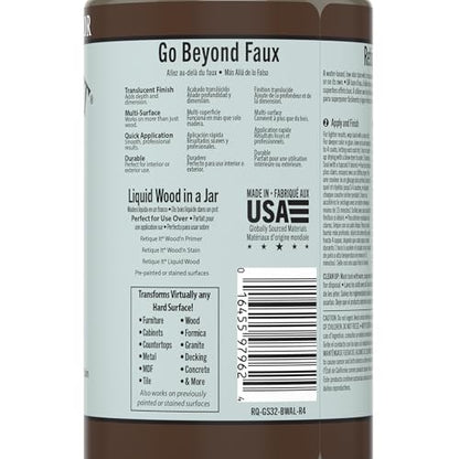 Water-Based Gel Stains by Retique It (32oz Stain, 30 Black Walnut) - color: 30 Black Walnut, size: 32oz Stain