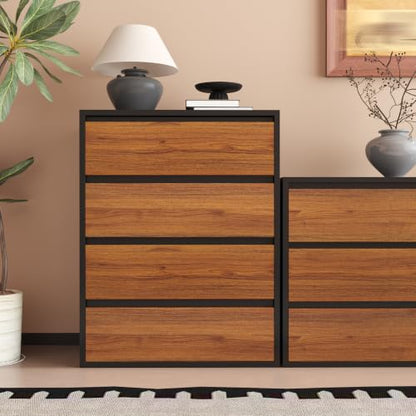 Teak Wood Grain Contact Paper for Cabinets Drawers 15.7"x118" - color: Teak Brown, size: 15.7" x 118"