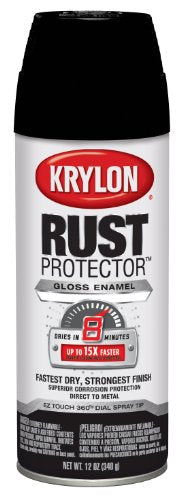 Krylon K06900100 Rust Protector and Preventative Enamels Gloss, Black - color: Gloss, Black, style: Gloss