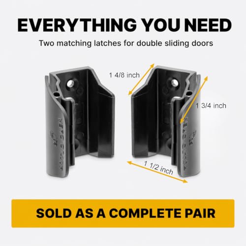 Mirrored Door Latch RV Sliding Wardrobe Doors (Pair)