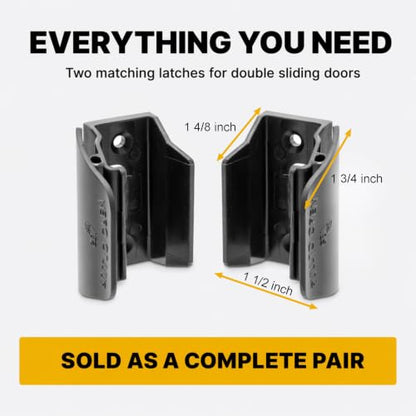 Mirrored Door Latch RV Sliding Wardrobe Doors (Pair)