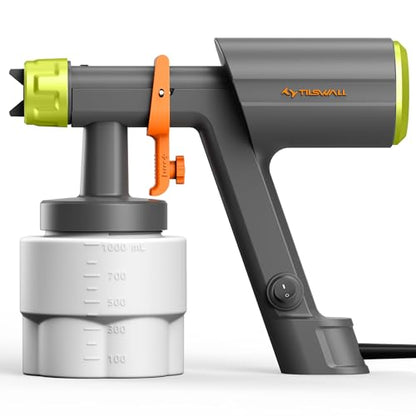 Tilswall Handheld Paint Sprayer, Dreamer600 HVLP Spray Gun for Painting - color: Green
