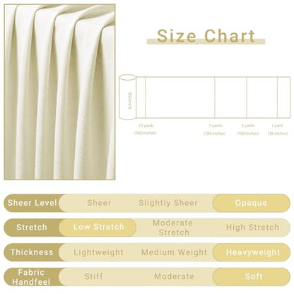 Beige Poly Cotton Water Resistant Canvas Fabric, 10 Yards, 59 Inch Wide - color: Beige, Water Resistant, size: 10 Yards