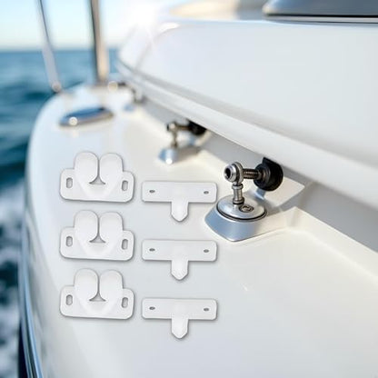 3Pcs White Marine Boat Ball Catch Door Cupboard Spring Back Plates Roller Latch Plastic Catches Cabinet Hardware Tools and Home Improvement
