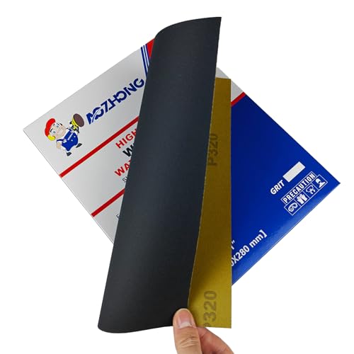 Premium Sandpaper Assortment 9" x 11" - 10 Pcs (with 2 Each of 600, 800, 1000, 2000, 3000 Grits) Silicon Carbide Wet Dry Sand Paper Sheets - Sanding Automotive, Woodworking Furniture, Metal Finishing - style: Sandpaper Assorted Grit(600, 800, 1000, 2000,