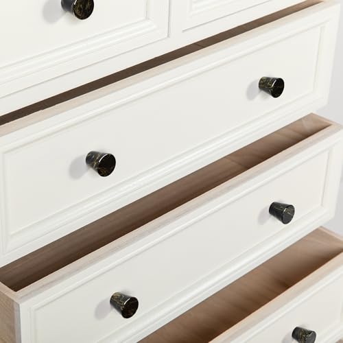 homdiy 10 Pack Black Gold Speckled Cabinet Knobs Dresser Knobs - color: Black Gold Speckled
