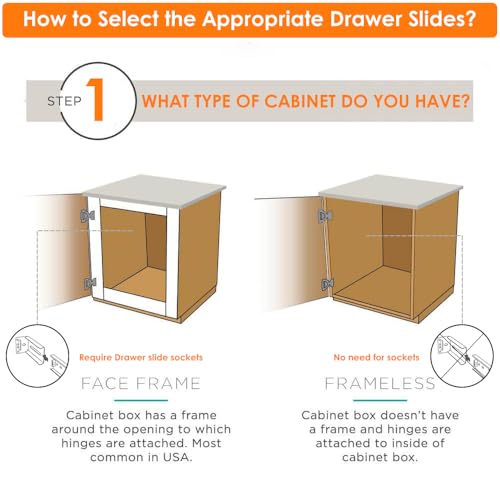 HBL'1 Pair Soft Close Drawer Slides 12 inch,Full Extension,200Lbs Load - color: Silver, size: 12 Inch