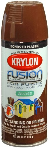 Krylon 2340 Fusion Spray Paint, Espresso - color: Espresso