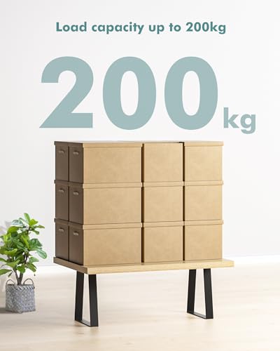 Metal Table Legs 14 Inch, Trapezoid Desk Legs DIY Bench, Side/Coffee Table - size: 14 Inch Legs