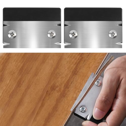 2 Pack Woodworking Edge Trimmer, Hand Planer Edge Bander for Burrs,Edge Corner Planer,Wood Chamfering Fillet Scraper,Edge Banding Cutter for PVC ABS Melamine Veneer,Deburring Tool,MG-022D - size: 2 Pack