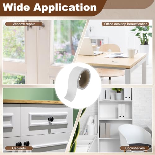 uxcell PVC Edge Banding Tape 2" Pure White Peel Stick Edging Trim - color: Pure White, size: 2"