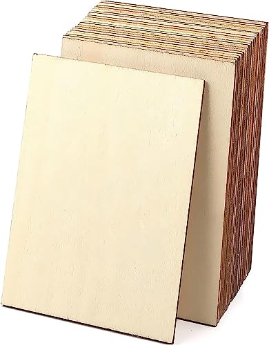 GSXRB Oval Unfinished Wood Craft Slice (3" x 6" x 0.1") - size: 3 x 6 inches