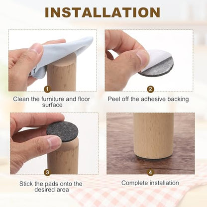 uxcell 8Pcs Non Slip Furniture Pads 7" Self Adhesive(Gray 0.12" Thk) - color: Grey, size: 7" x 0.12"