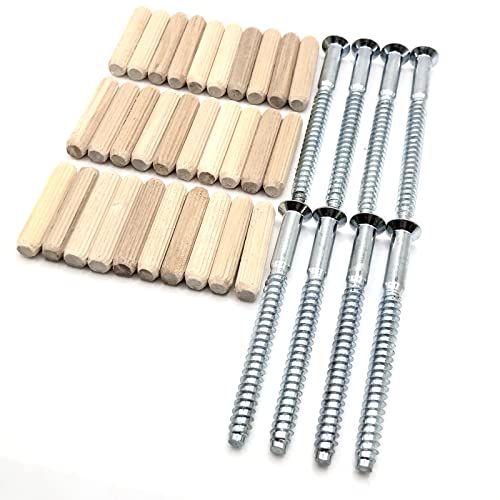 ReplacementScrews Hardware Kit Compatible with IKEA EXPEDIT 2x4 Shelf Unit
