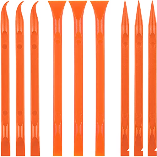 Honoson 9 Pcs Cleaning Scraper Tool, Scratch Free for Auto Detailing,None - color: Orange