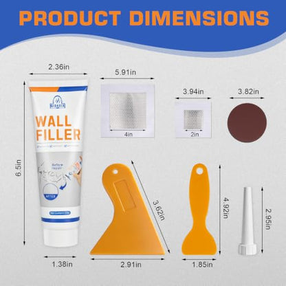 Drywall Repair Kit 2 Pack, 8.8 oz Each Wall Repair Putty Paste