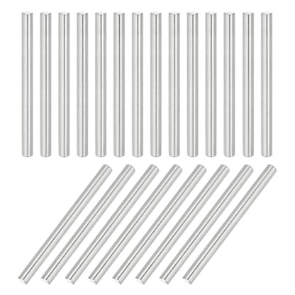 MECCANIXITY 22Pcs Dowel Pin 5mm x 65mm Shelf Support Pin 304 Stainless Steel Shelf Pegs for Shelves Cabinets Furniture Nickel Plated, Silver Tone - size: 5mm x 65mm