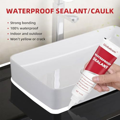 Advanced Silicone Caulk for Kitchen & Bathroom Waterproof Silicone Sealant