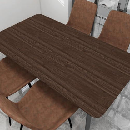 Dark Brown Wood Wallpaper 11.8"x472"Wood Contact Paper Peel and Stick Wallpapers Waterproof Self-Adhesive Vinyl Wallpaper Film for Furniture Countertops Cabinets - color: Dark Brown, size: 11.8" x 472"