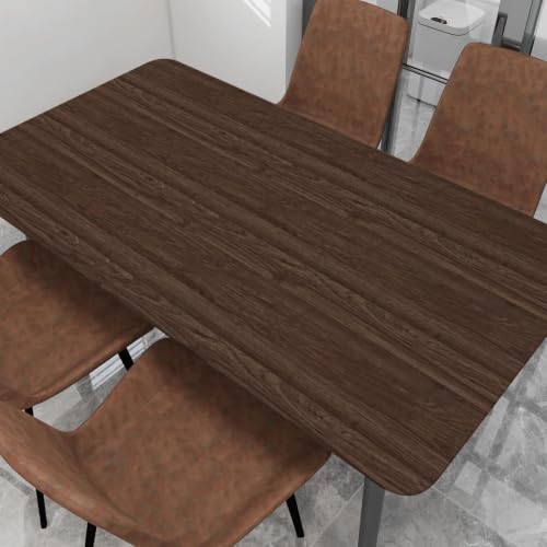 Dark Brown Wood Wallpaper 15.7"x118" Wood Contact Paper Peel and Stick Wallpapers Waterproof Self-Adhesive Vinyl Wallpaper Film for Furniture Countertops Cabinets - color: Dark Brown, size: 15.7" x 118"