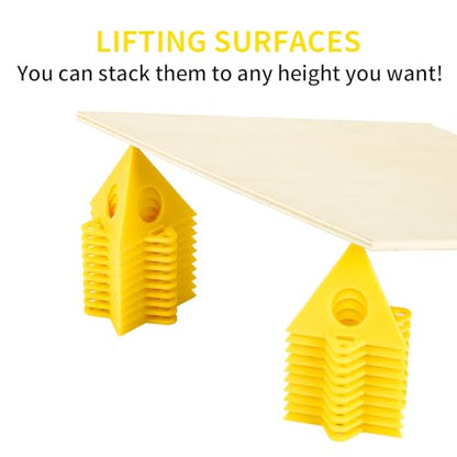 FDKJEJC 36 Painters PyramidStands - Paint Triangle Stands，Paint Stands for Painting，Mini Cone Paint Stands for Cabinet and Door Risers Support (36) - size: 36