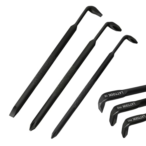 3PCS L-Type Right Angle Offset Screwdriver Set(PH1, PH2, SL6) - style: L-TYPE