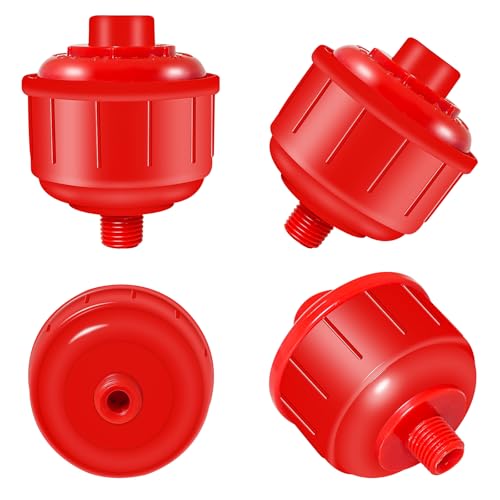 4PCS Disposable Air Water Filters, Mini Disposable Spray Gun Filter, Only Standard 1/4 Inch Threads, for Most Spray Guns and Air Tools