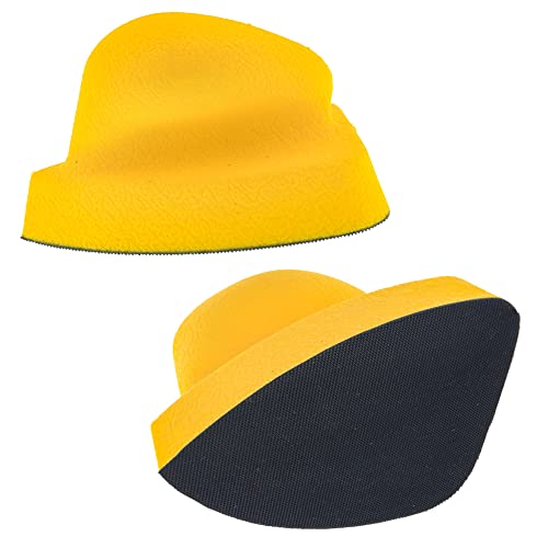Dura-Gold Pro Series Mouse Sandpaper Shaped Hand Sanding Block Pad for Hook