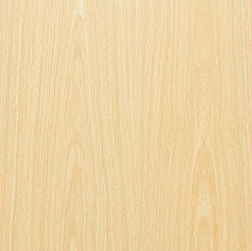 Fititem 472”×17.3” Wood Grain Contact Paper Light Oak Faux Wood Wallpaper - size: 17.3" x 472"