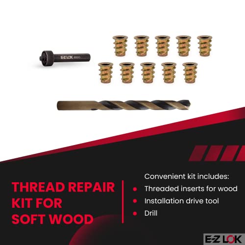 E-Z LOK Thread Repair Kit, 8-32 - size: 8-32 x 10mm, style: Flanged