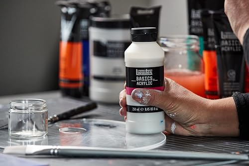 Liquitex BASICS Gloss Fluid Medium, 250ml (8.4oz) Bottle - style: Gloss Fluid