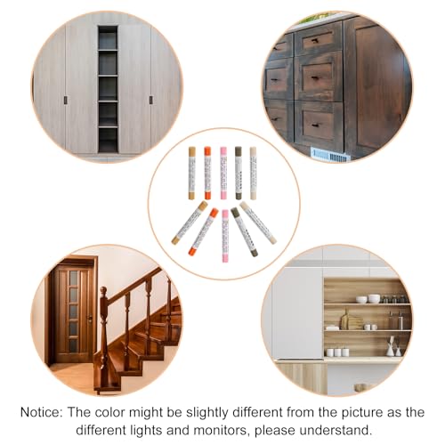 uxcell 3Pcs Furniture Repair Crayons Wood Wax Filler Stick, White Oak - color: White Oak