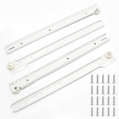 Litoexpe 1 Pair 12" Drawer Slides with Screws - size: 12 Inch