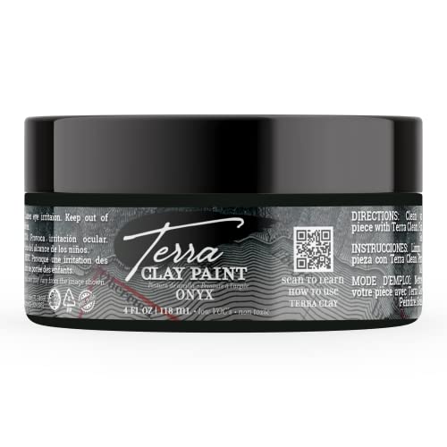 Dixie Belle Paint Company Terra Clay Paint - Onyx (4oz) - color: Onyx, size: 4 Fl Oz (Pack of 1)