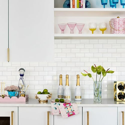 STICKGOO Peel and Stick Backsplash on Subway Tiles, Glossy Dolomite White - color: Glossy Dolomite White
